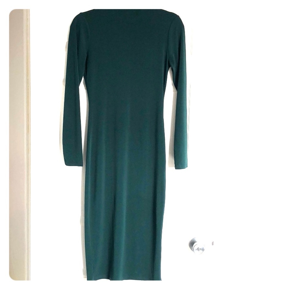 Forest Green Midi Bodycon Dress (S)
